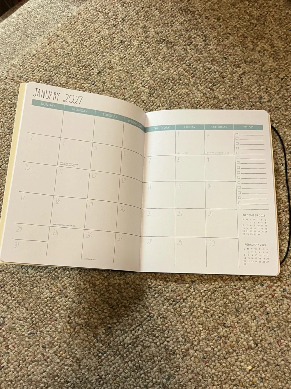 🆕 Rae Dunn HELLO 2027 Butterfly 17 Month Planner